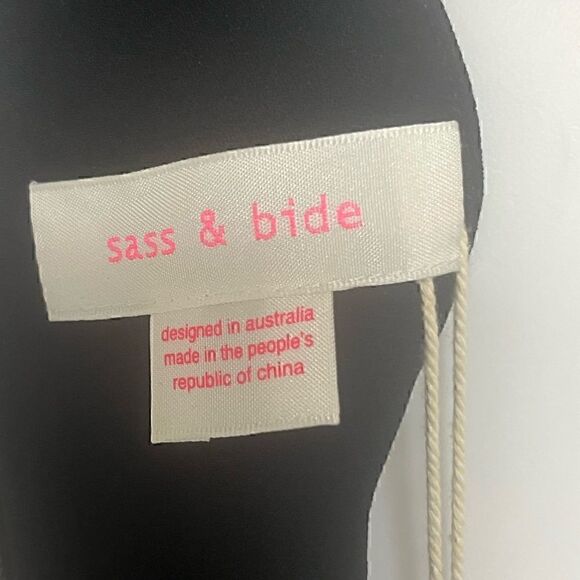 Sass & Bide Black Cut Out Halter Studded Dress - Picture 7 of 10